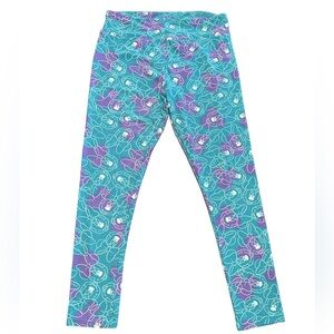 Lularoe colorful Minnie Mouse pattern buttery soft coquette leggings Tall curvy